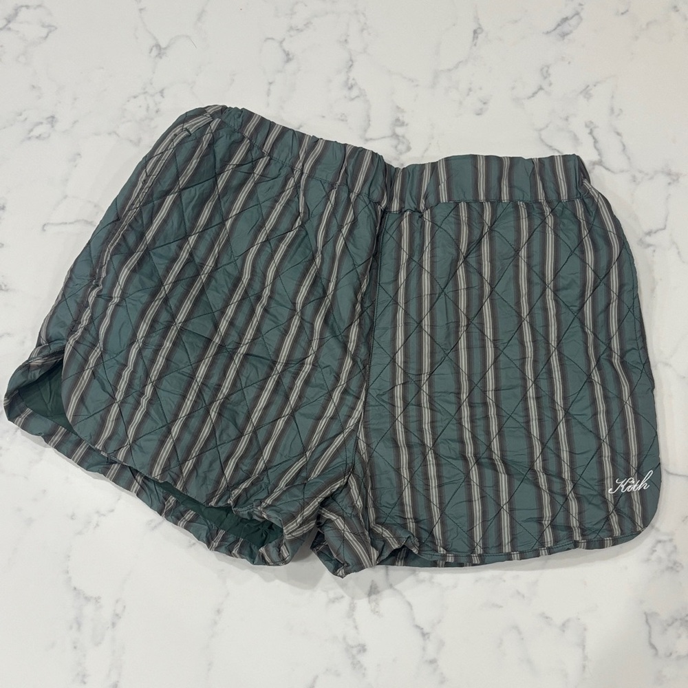Kith Quilted Shorts w/drawsting